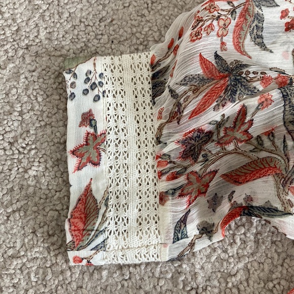 LADIES * Anthropologie Floral Blouse - Picture 4 of 4